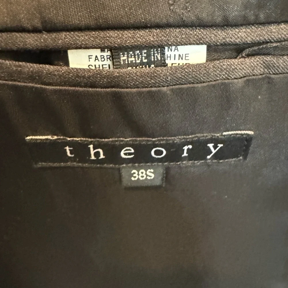 Men’s Theory 38S‎ Charcoal Grey Blazer Sport Coat Suit